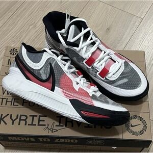 Nike Kyrie 8 Shoes White University Red Women 10 Sneakers Basketball DJ6017